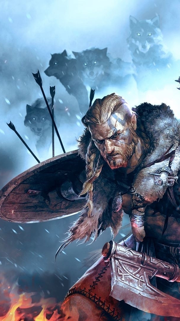 Scena z gry wideo Wikingowie: Wolves of Midgard