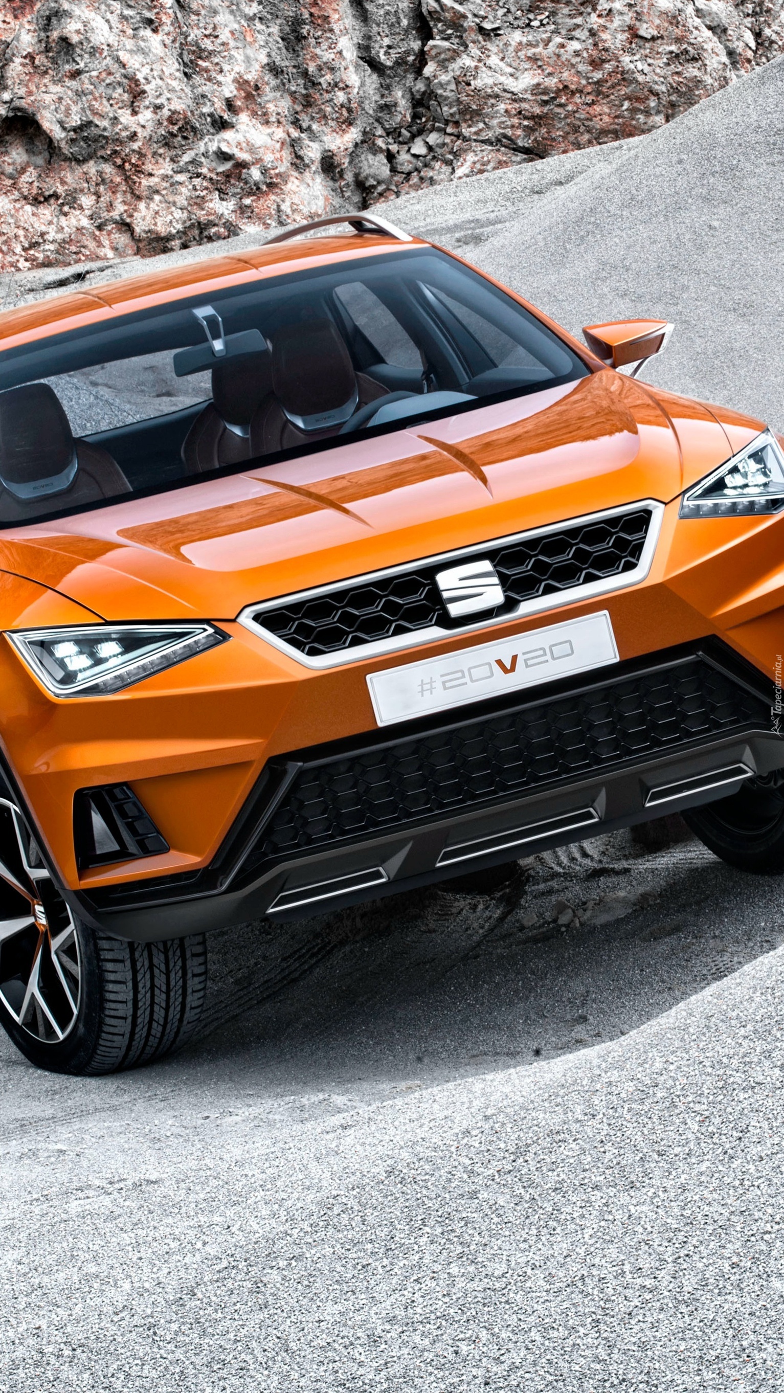 Seat Ateca w pomarańczowym kolorze