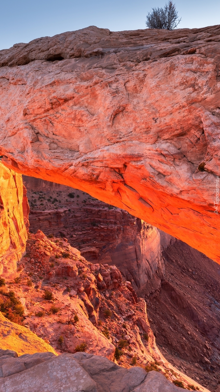 Skalny łuk Mesa Arch