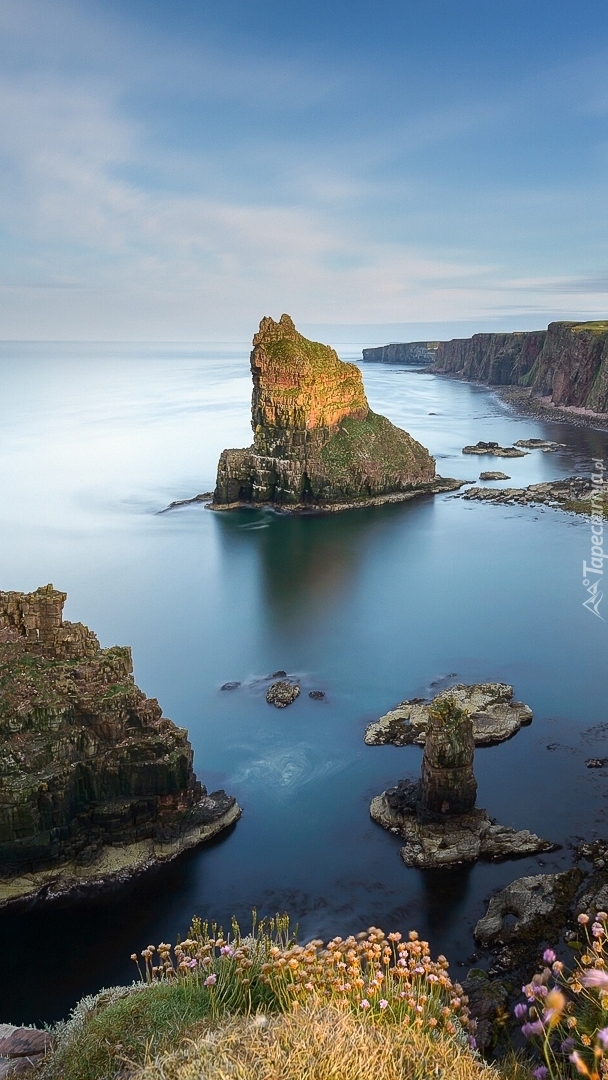 Skały na przylądku Duncansby Head