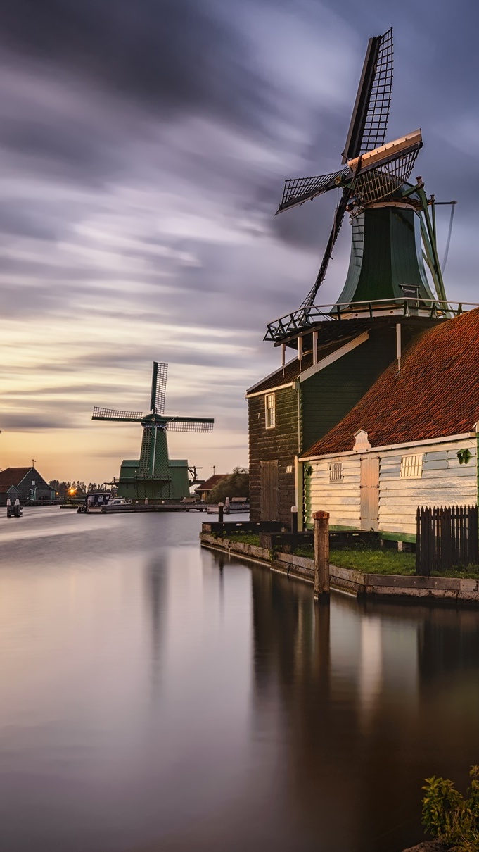 Skansen Zaanse Schans w Holandii