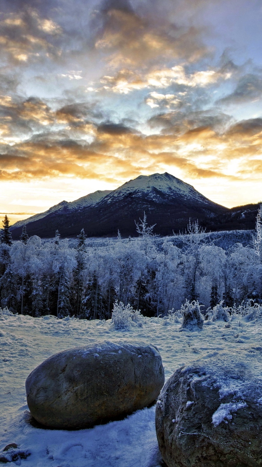 Śnieg w górach