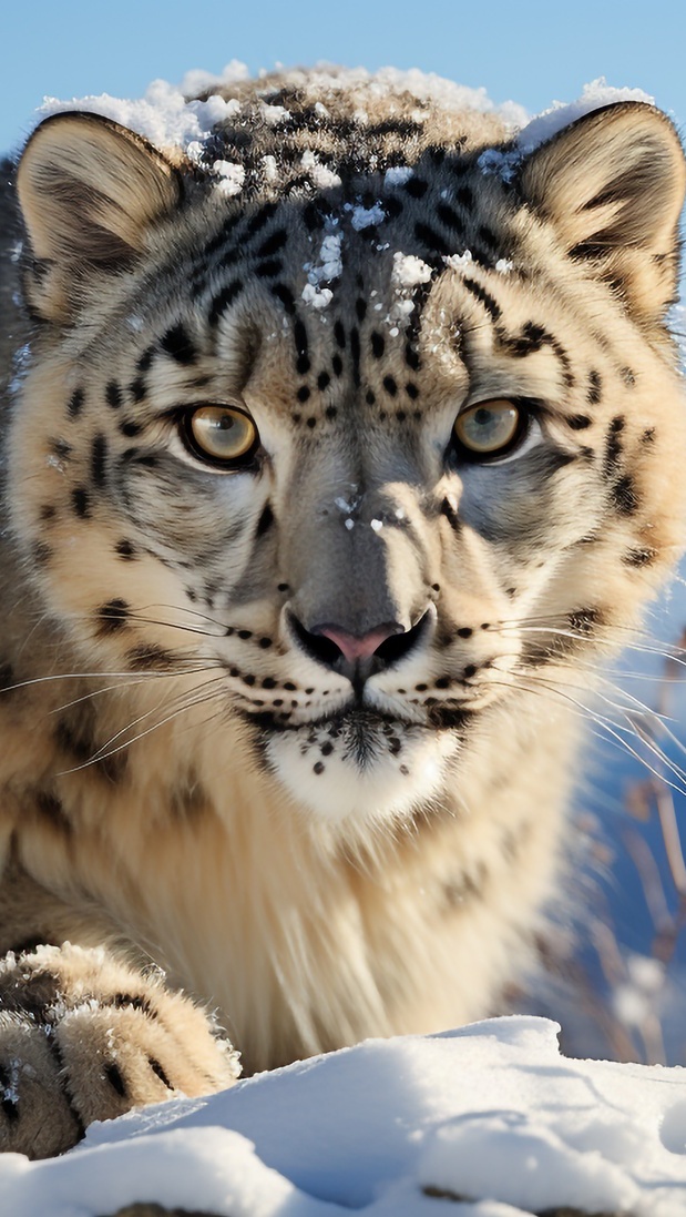 Spojrzenie irbisa śnieżnego