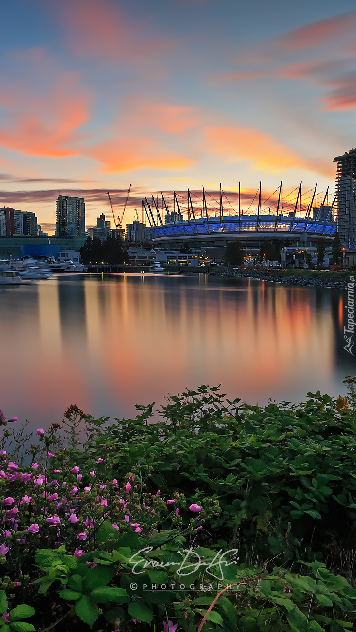 Stadion nad rzeką w Vancouver