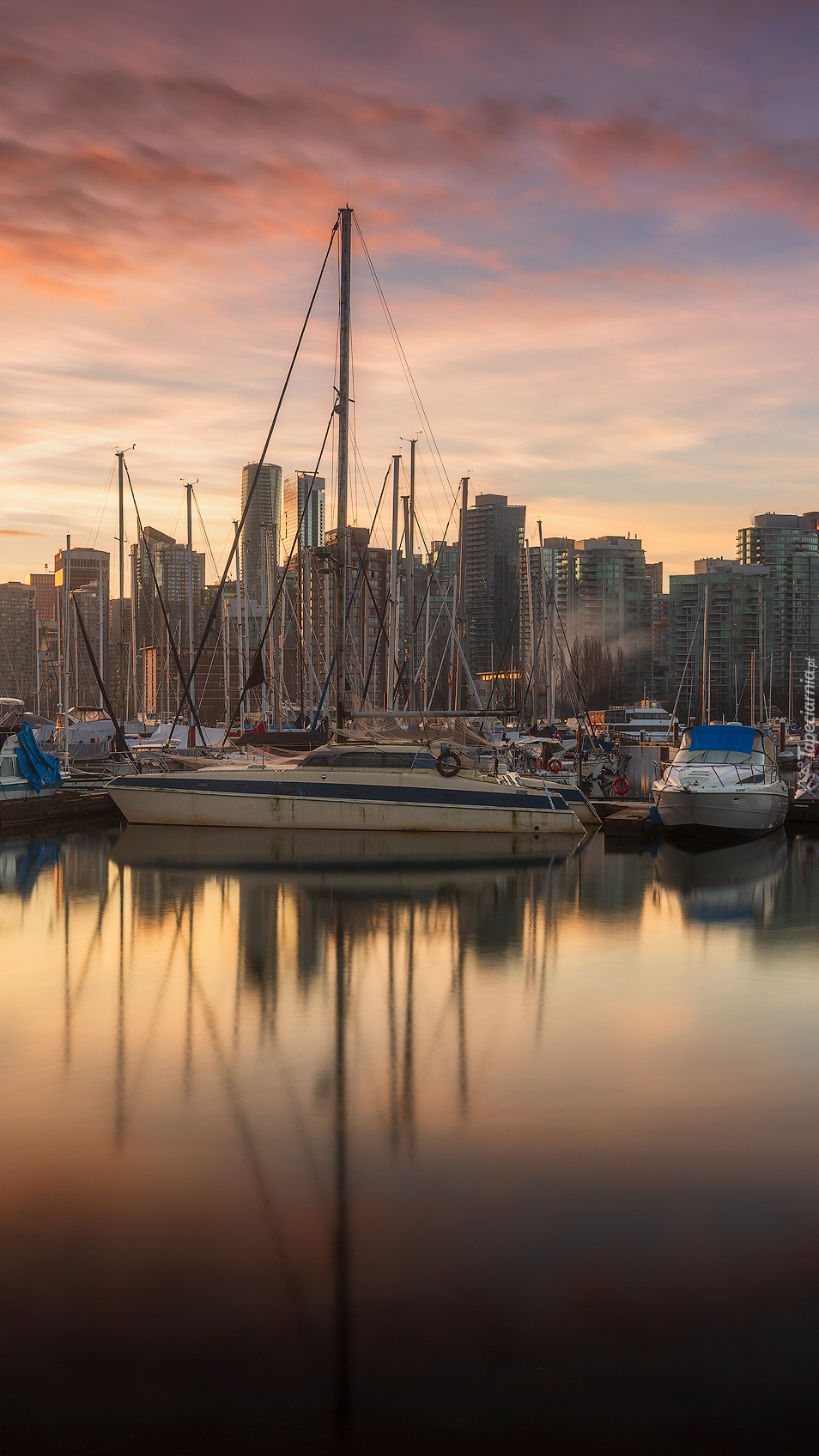 Stanley Park Marina w Vancouver