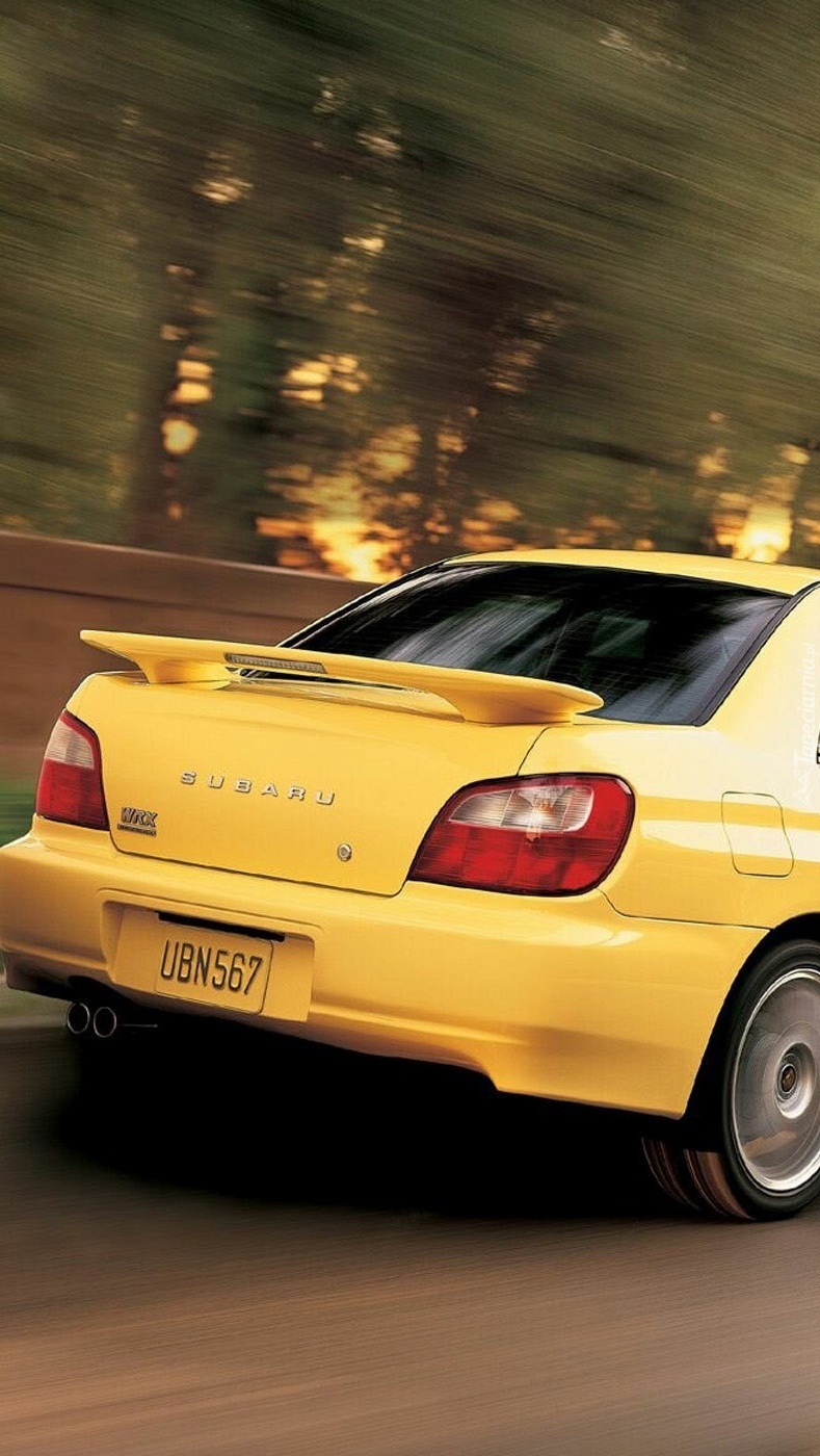 Subaru Impreza z tyłu