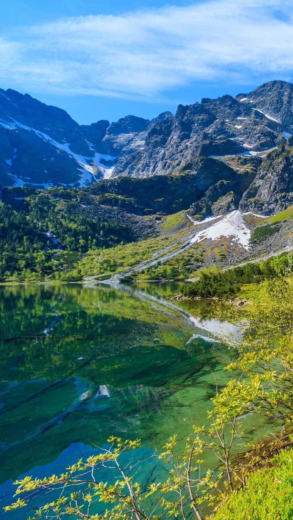 Szlak górski nad Morskim Okiem