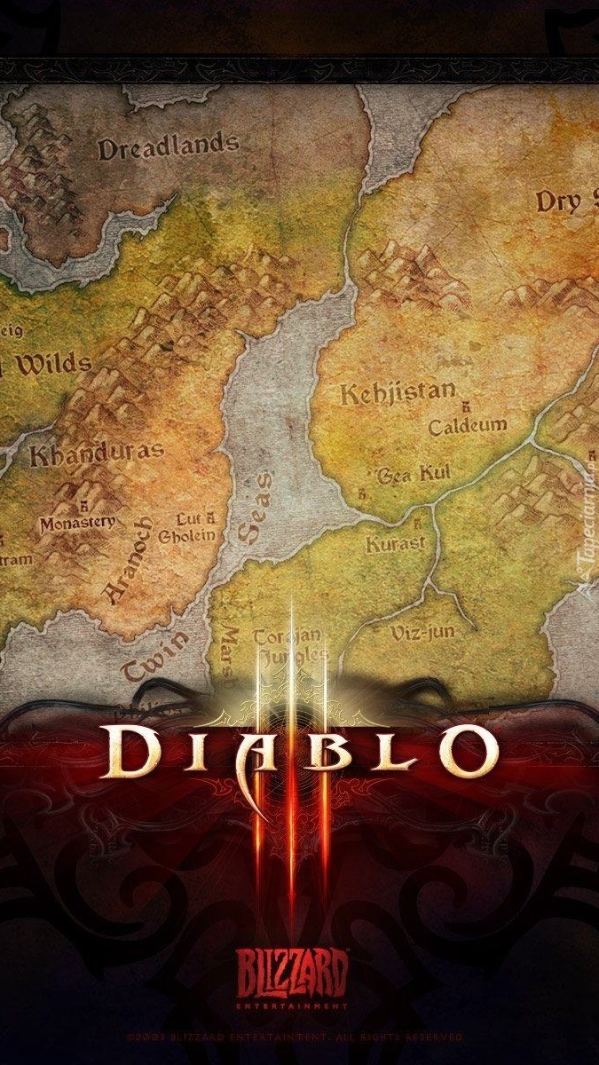 Tajemnicza mapa z gry Diablo
