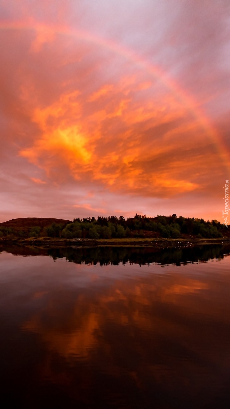 Tęcza nad Morzem Norweskim