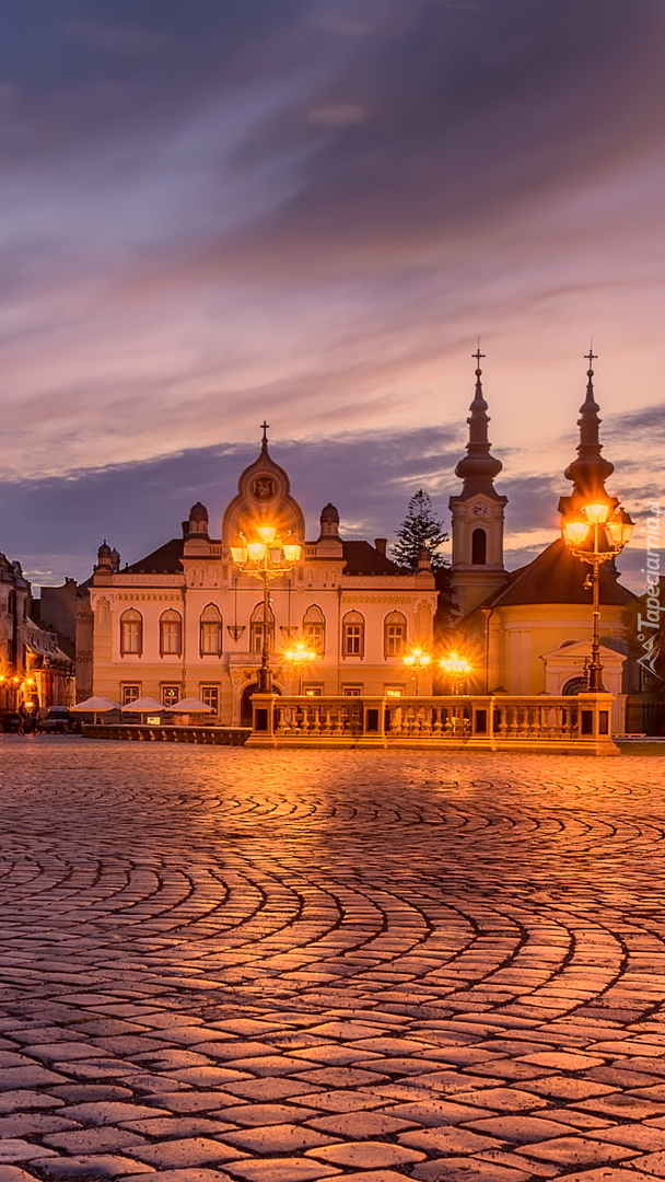 Timisoara w Rumunii o świcie