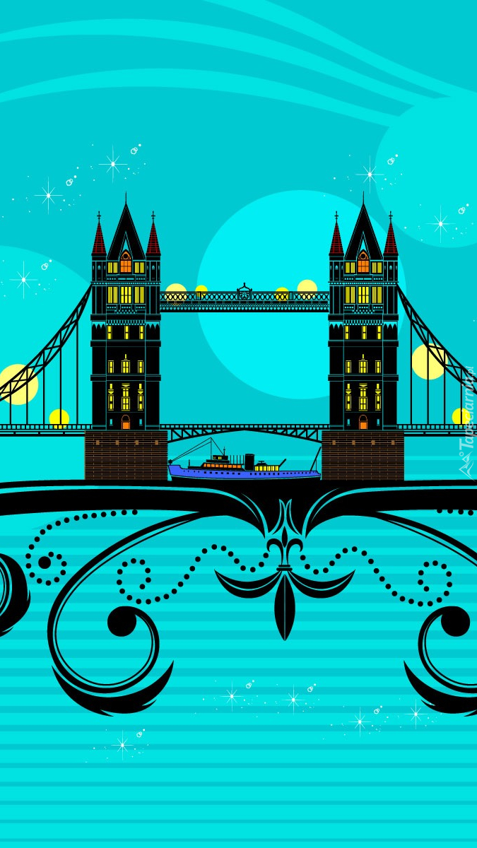 Tower Bridge w grafice