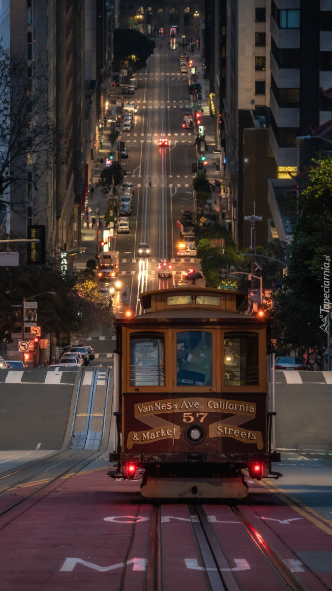 Tramwaj na ulicach San Francisco