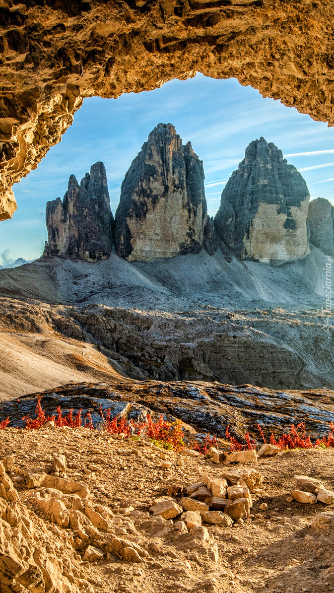 Tre Cime di Lavaredo w Dolomitach