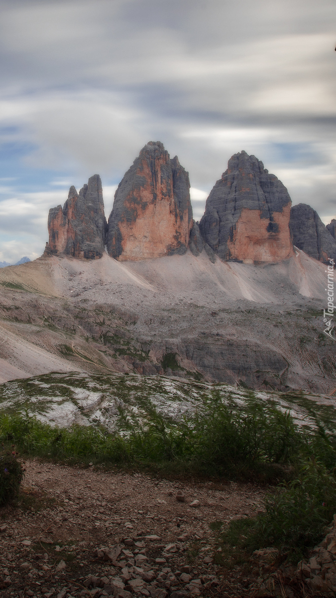 Tre Cime di Lavaredo w Dolomitach