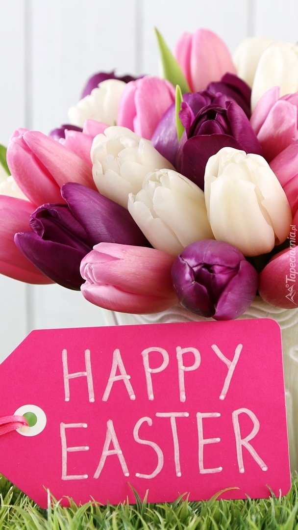 Tulipany na Wielkanoc