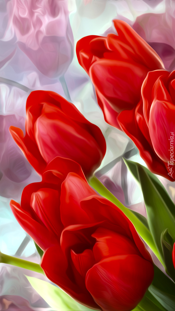 Tulipany w grafice