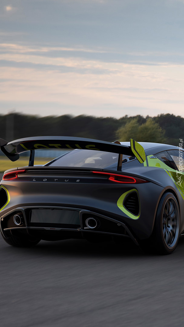 Tył Lotusa Emira GT4 Concept