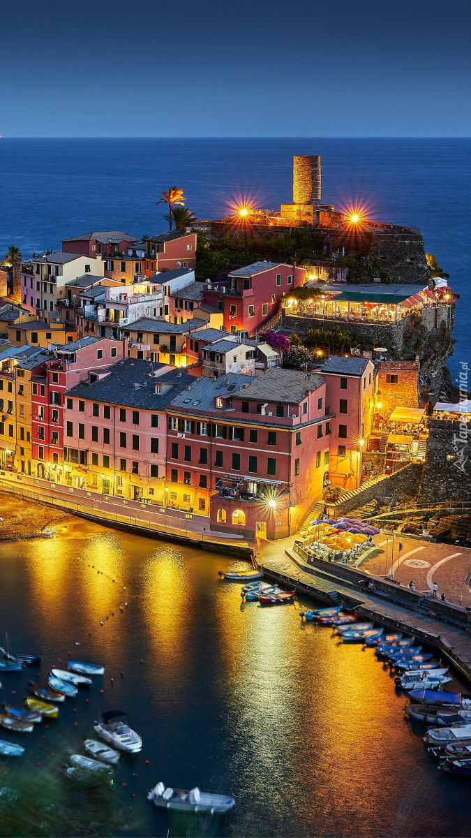 Vernazza nocą