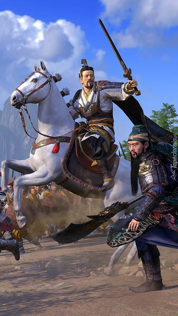 Walczące postacie z gry Total War Three Kingdoms