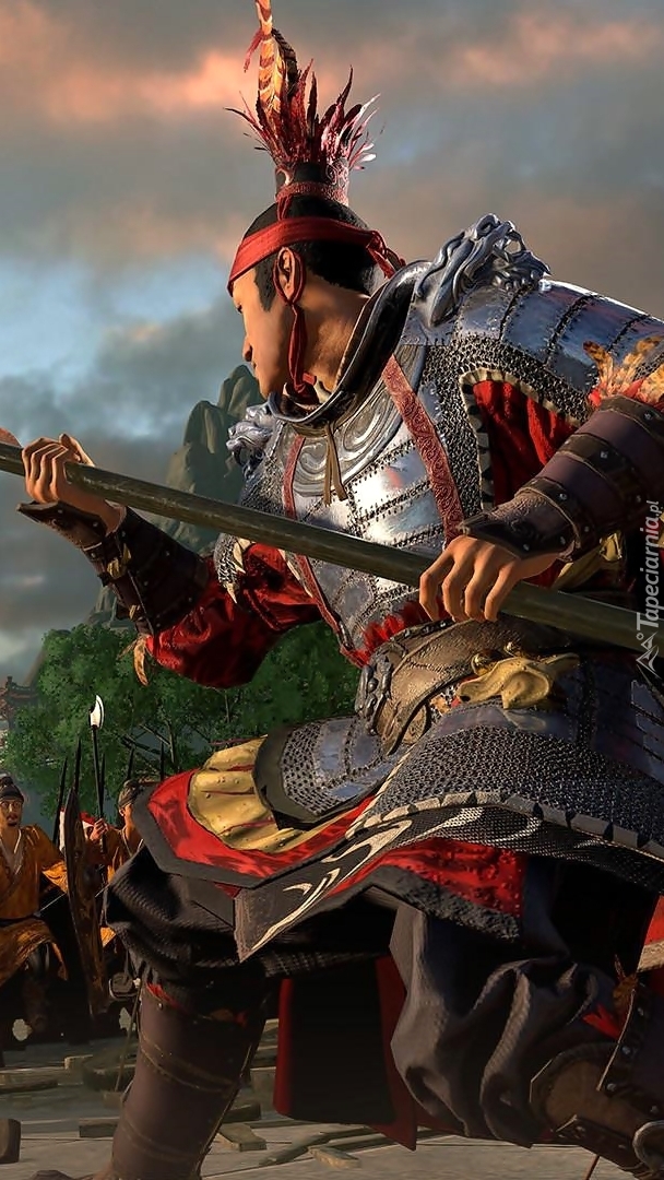 Walczący rycerz z gry Total War Three Kingdoms