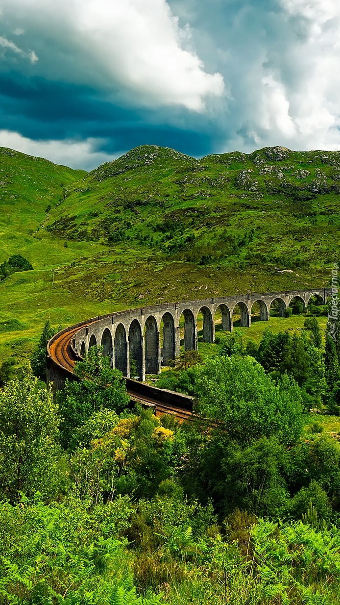 Wiadukt Glenfinnan w Szkocji