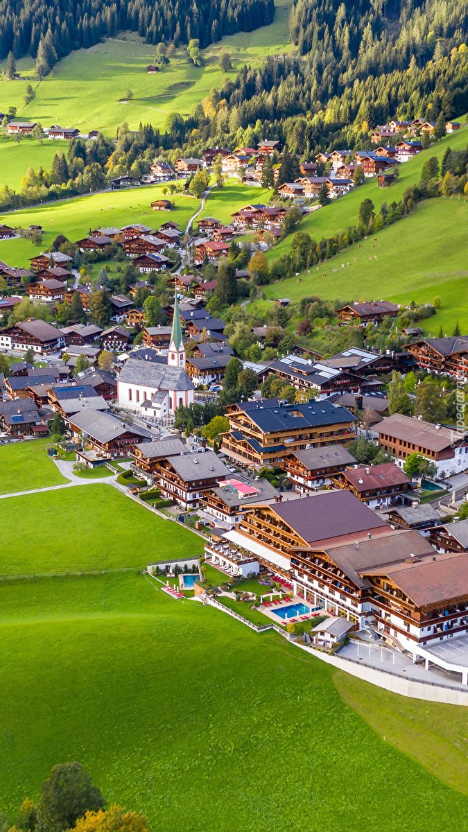 Widok na miasteczko Alpbach