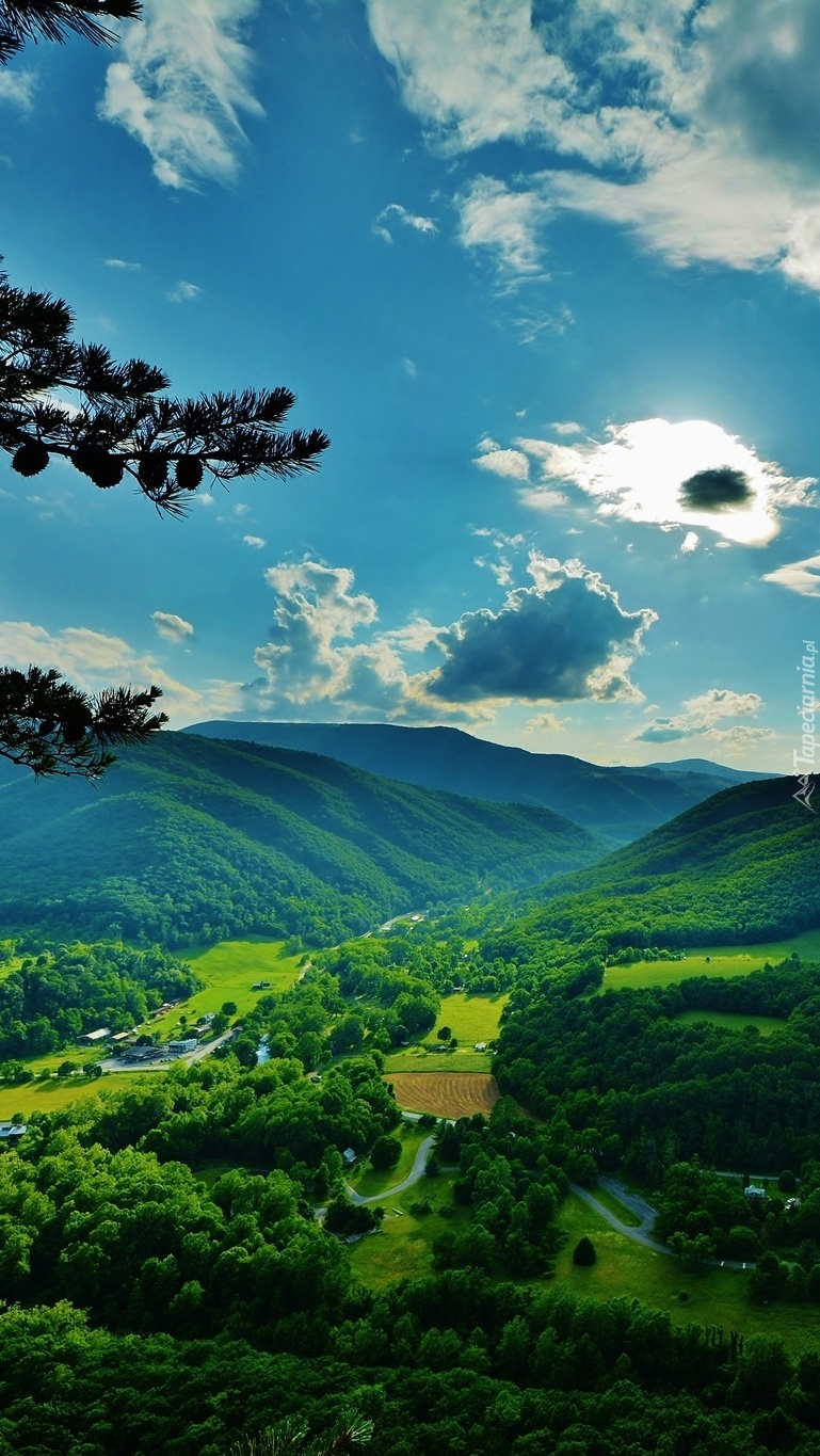 Widok na polskie Tatry