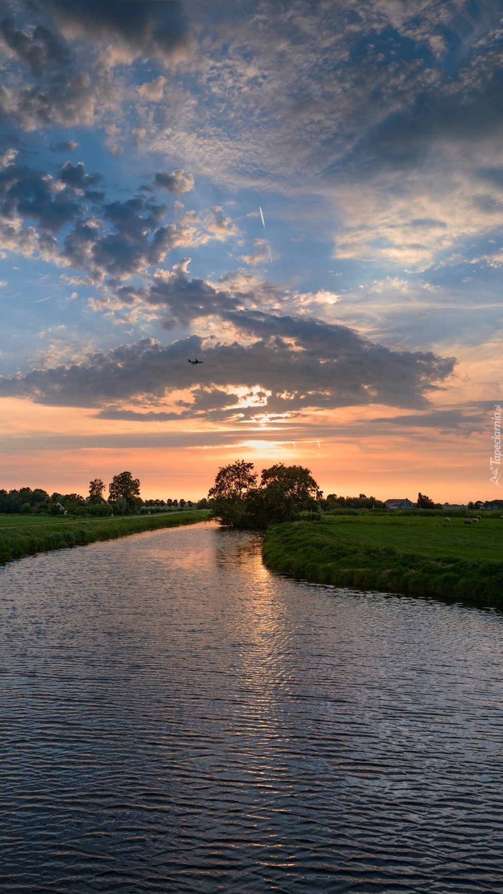 Wieś De Hoef nad  rzeką Kromme Mijdrecht