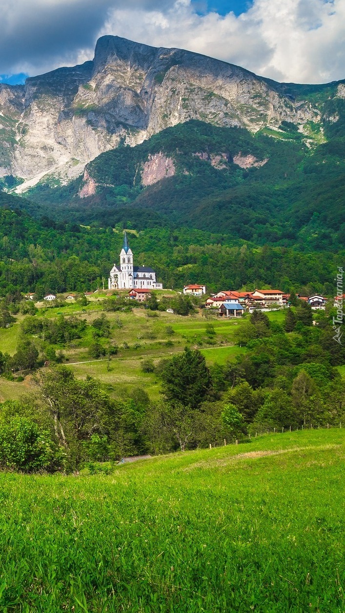 Wieś Dreznica w Słowenii