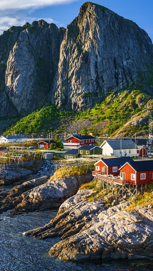 Wieś Hamnoy w Norwegii