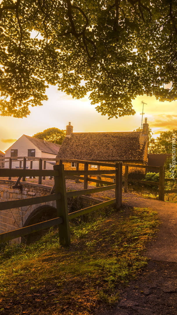 Wieś Medbourne w Anglii
