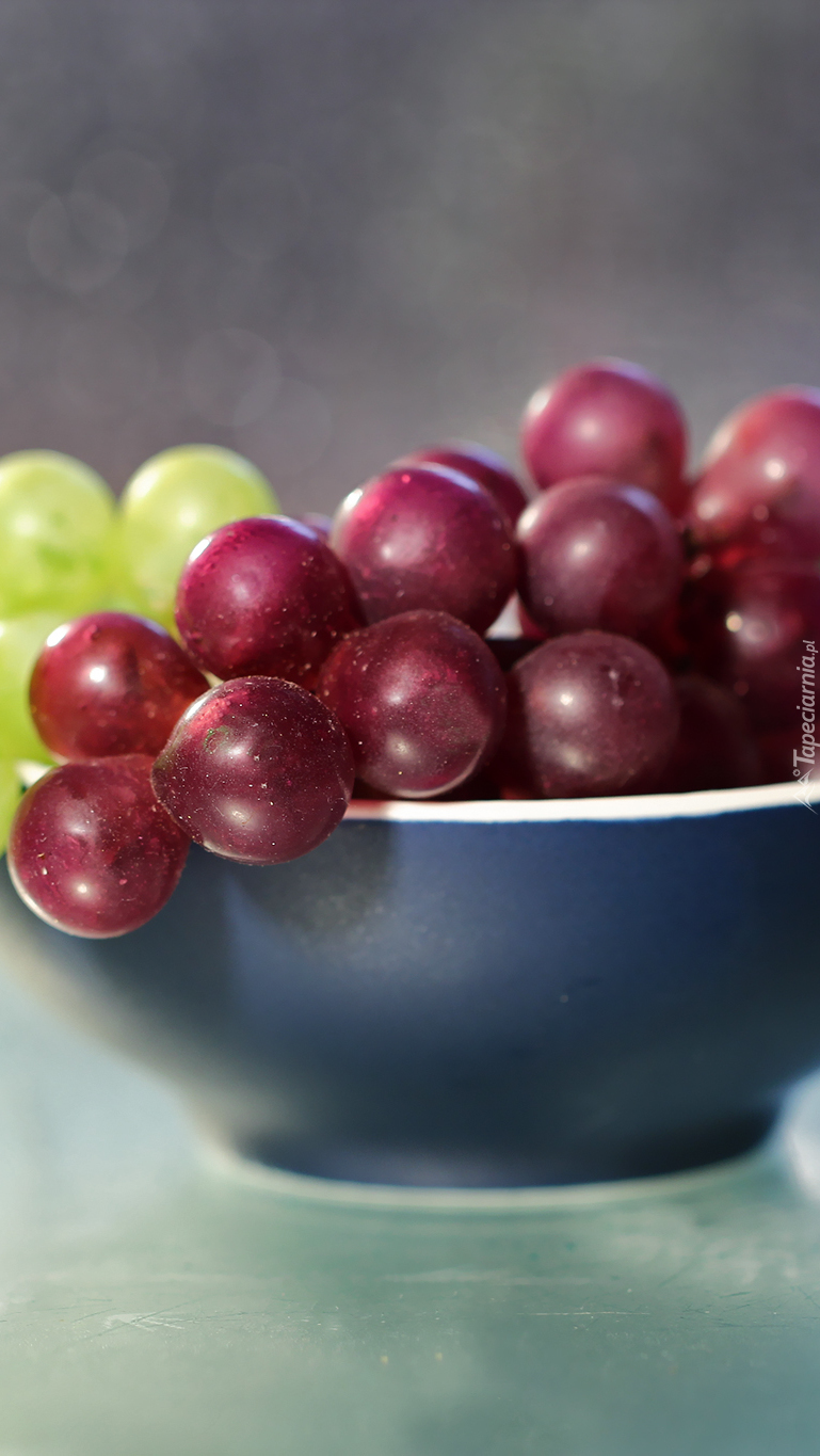 Winogrona w miseczce