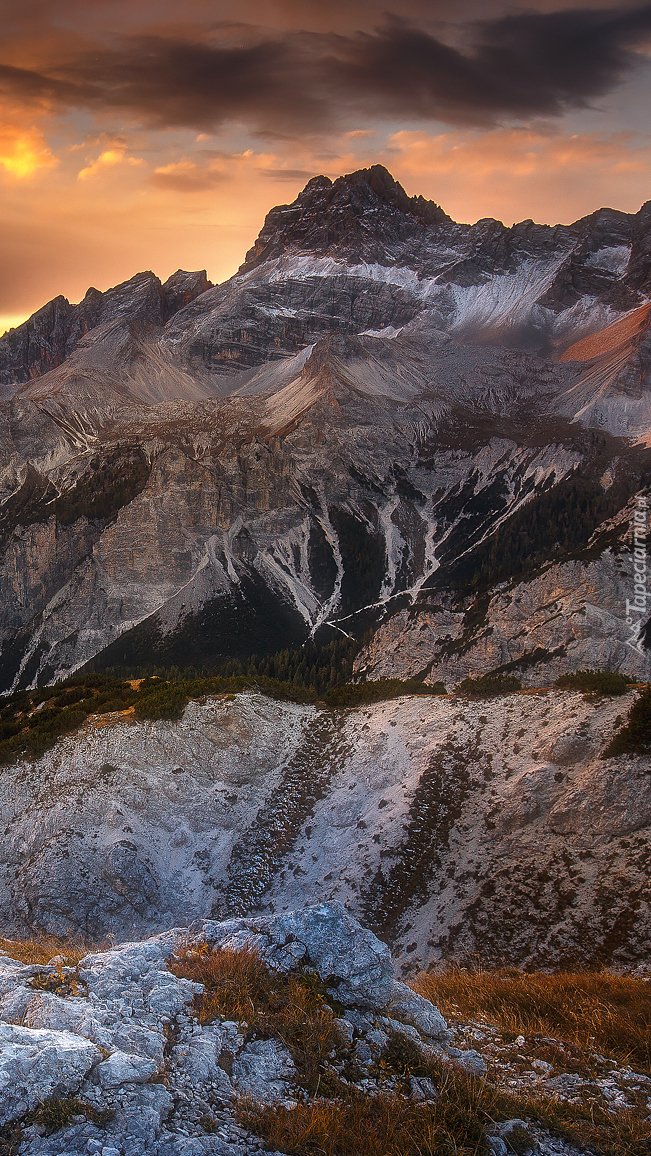 Włoskie Dolomity jesienią