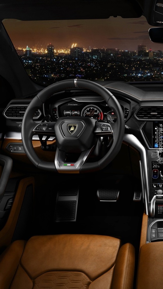 Wnętrze Lamborghini Urus
