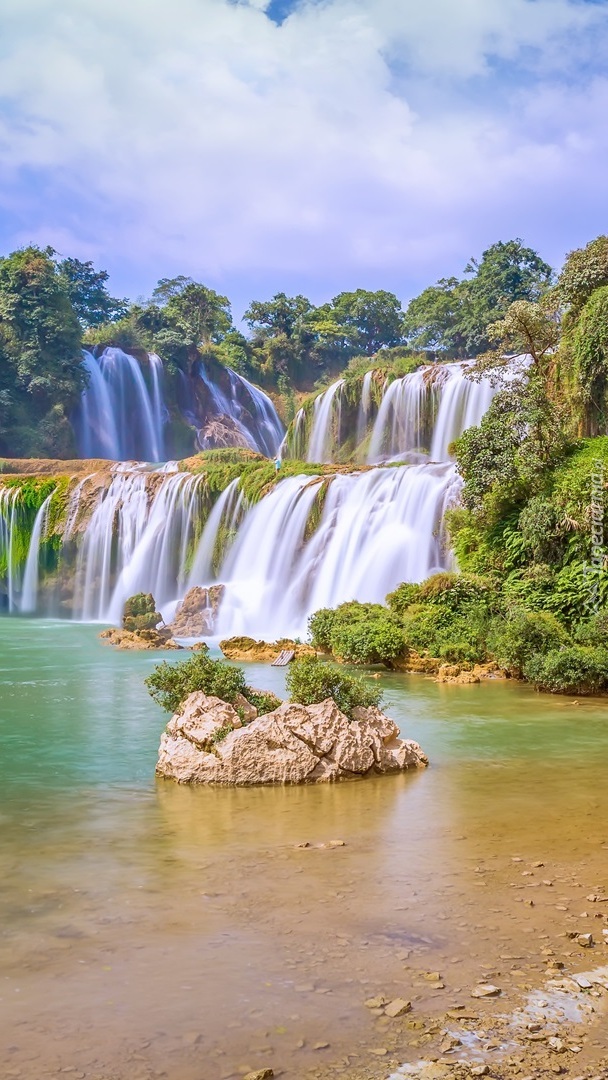 Wodospad Ban Gioc Waterfall