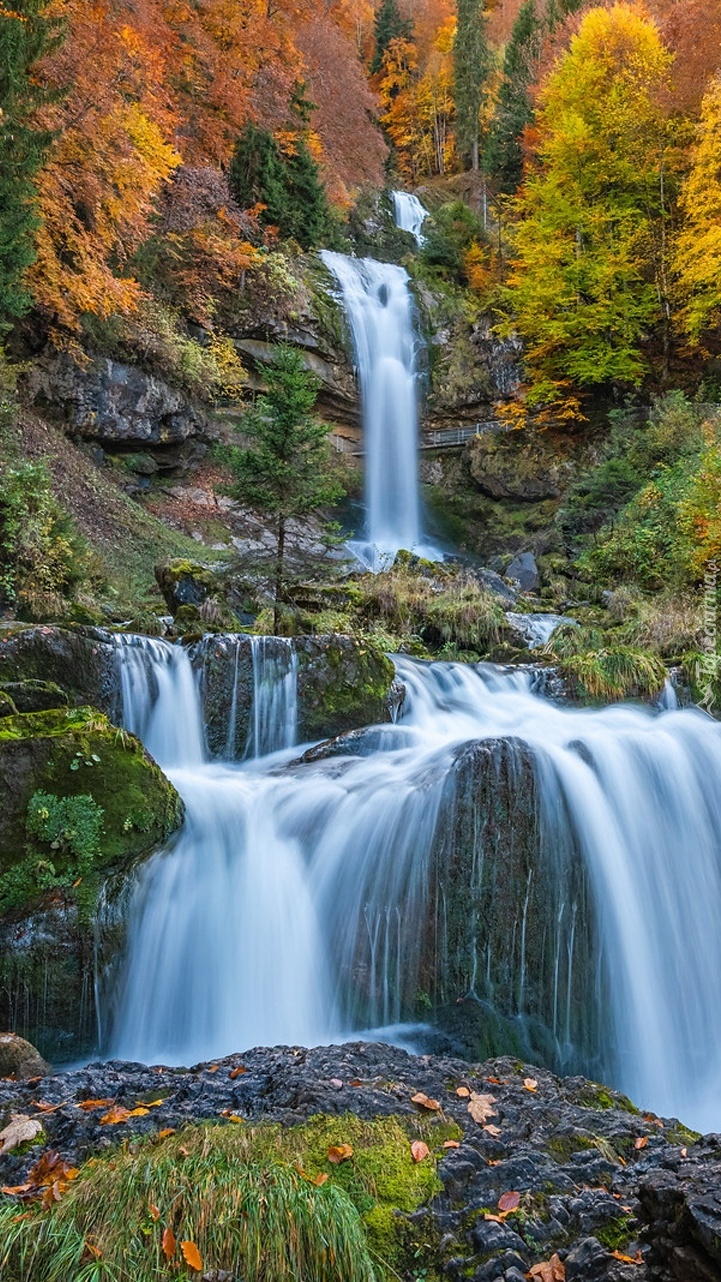 Wodospad Giessbach Falls