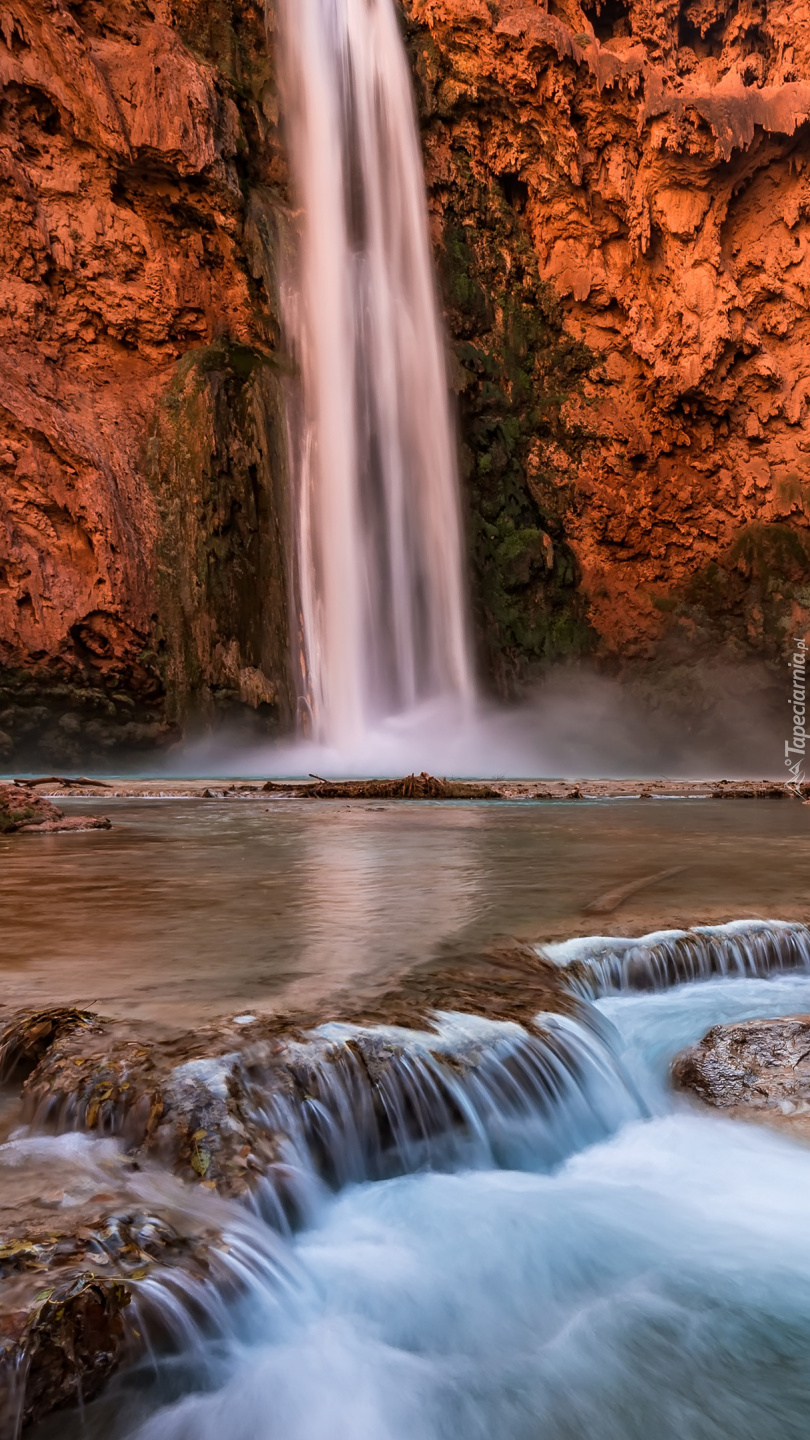 Wodospad Havasu Falls w Arizonie