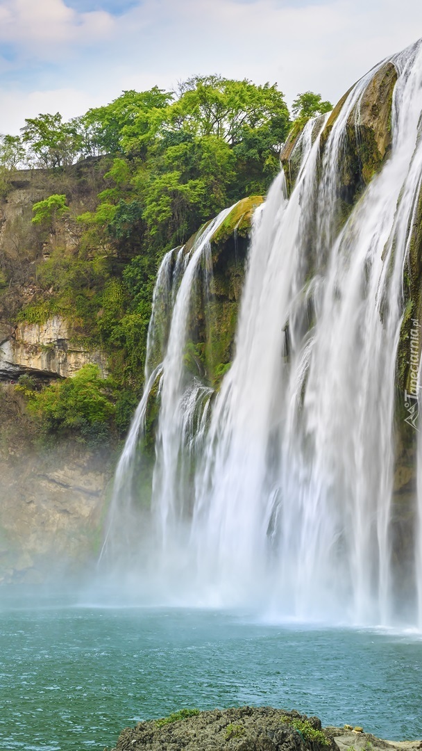 Wodospad Huangguoshu Falls w Chinach