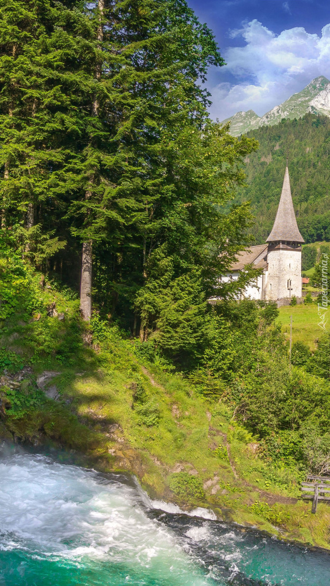 Wodospad Jaun na rzece Jaunbach