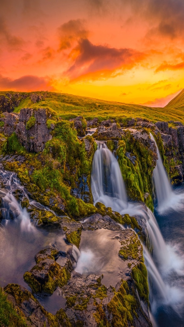 Wodospad Kirkjufellsfoss