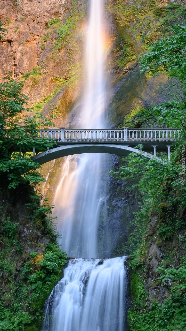 Wodospad Multnomah Falls w Oregonie