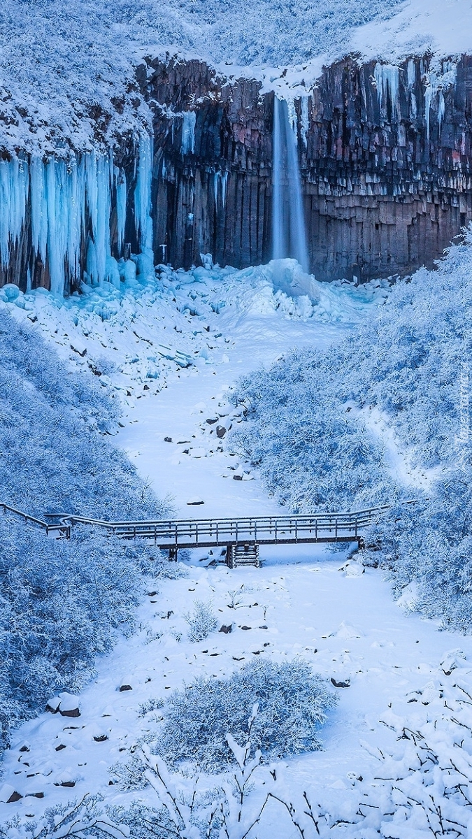 Wodospad Svartifoss Falls