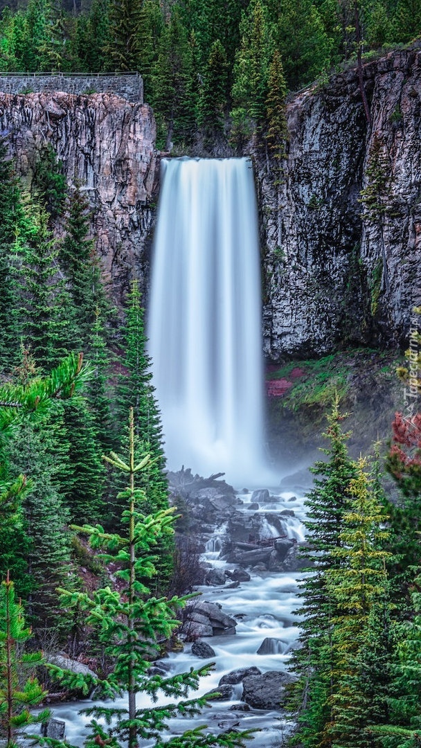 Wodospad Tumalo Falls