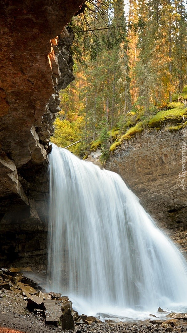 Wodospad Upper and Lower Falls