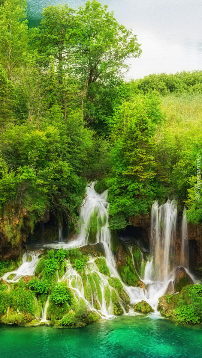 Wodospady w Parku Narodowym Jezior Plitwickich