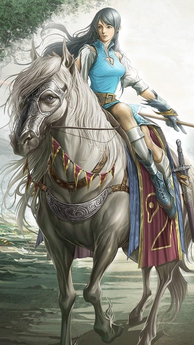 Wojowniczka na koniu