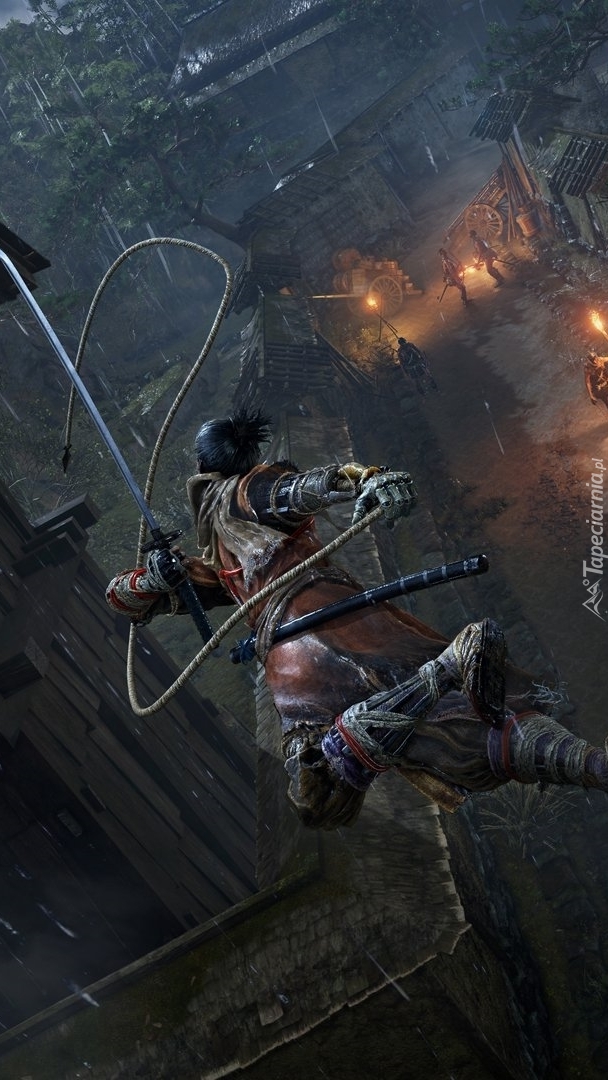 Wojownik z gry Sekiro Shadows Die Twice