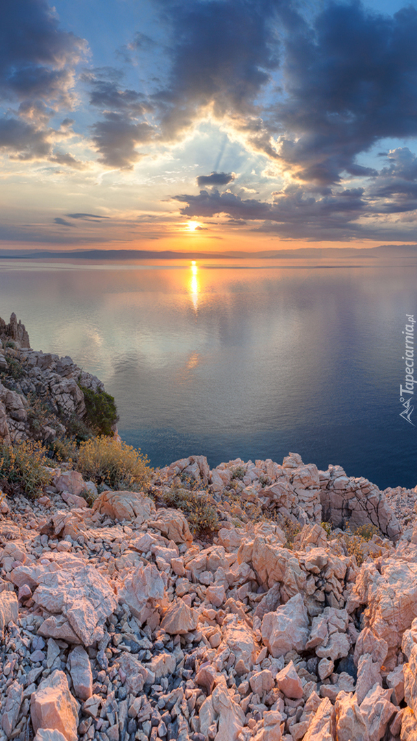 Wschód słońca nad Morzem Adriatyckim