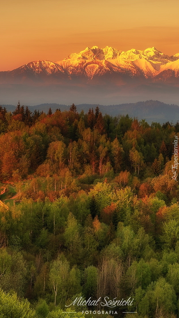 Wschód Słońca nad Tatrami