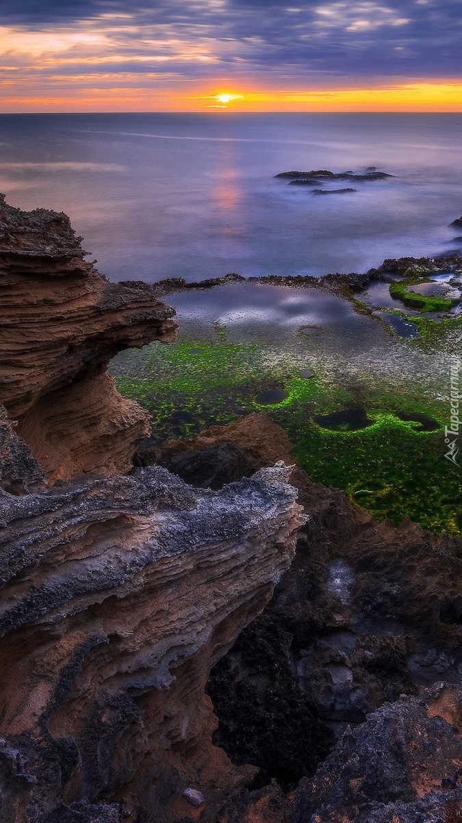 Wybrzeże Cape Douglas w Australii